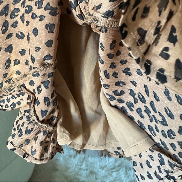 HEARTLOOM RACHELLE Animal Print Mini Dress XS - Picture 5 of 10